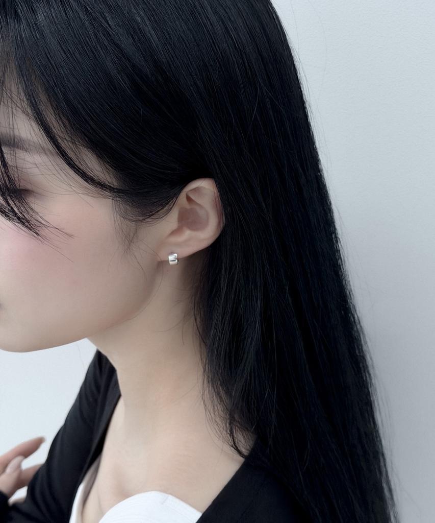Knosis [925 Silver] Cobb Earrings