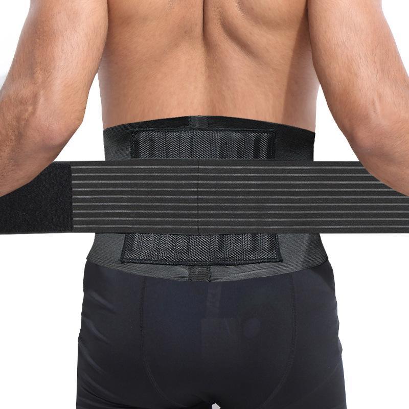 1Pc Breathable Steel Plate Lumbar Support Belt with Intervertebral Disc Support and Warmth for Weightlifting, Squats, and Abdominal Support