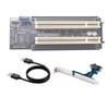 PCIe to Dual PCI Slot Adapter for Sound Cards and Parallel Port Cards