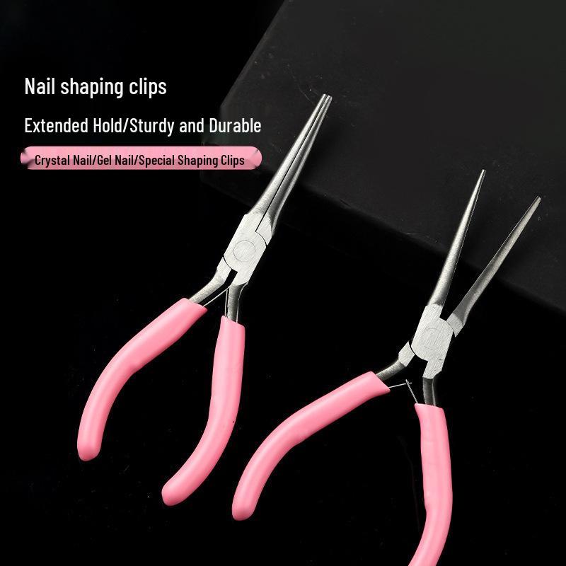 Long Pointed Nail Shaping Clip for Extension and Salon Use