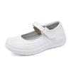 New nurse shoes with soft soles, summer models, comfortable thick soles, increased height, breathable and not tired feet, non-slip little white shoes