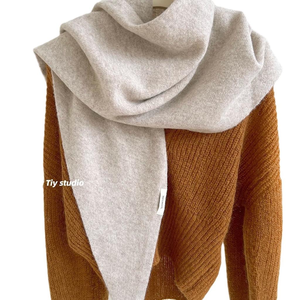 Exquisite The Shawl Is Versatile and Available in Multiple Colors. Women Can Wear A New Intellectual Knitted Cardigan for Autumn Winter with A Scarf