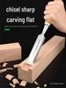 Carpenter's Woodworking Chisel Set with Wooden Handle - Flat, Shovel, Knife, Carving, Grooving, and Planing Tools