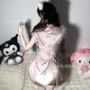 Sex underwear sexy hollow retro buckle cheongsam system bed temptation hot suit hollow system temptation