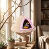 Handmade Weave Parrot Hammock Windproof Bird Hanging Bed Decorative Parrot Bed House  Small Animal