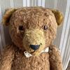 [USED] Antique Dark Brown Teddy Bear, Approximately 41cm, German Vintage