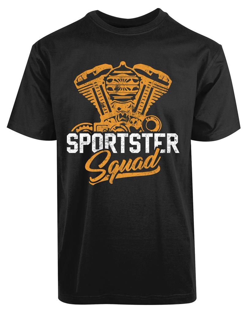 Unisex shirt Cotton Oversize Large Size Sportster Squad New Mens Shirt Authentic Super Classic Game Short Sleeves Tees