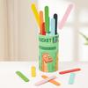 Kids Color Classification Cognition Cup Kindergarten Montessori Early Education Classification Bucket Colored Wooden Stick Toys