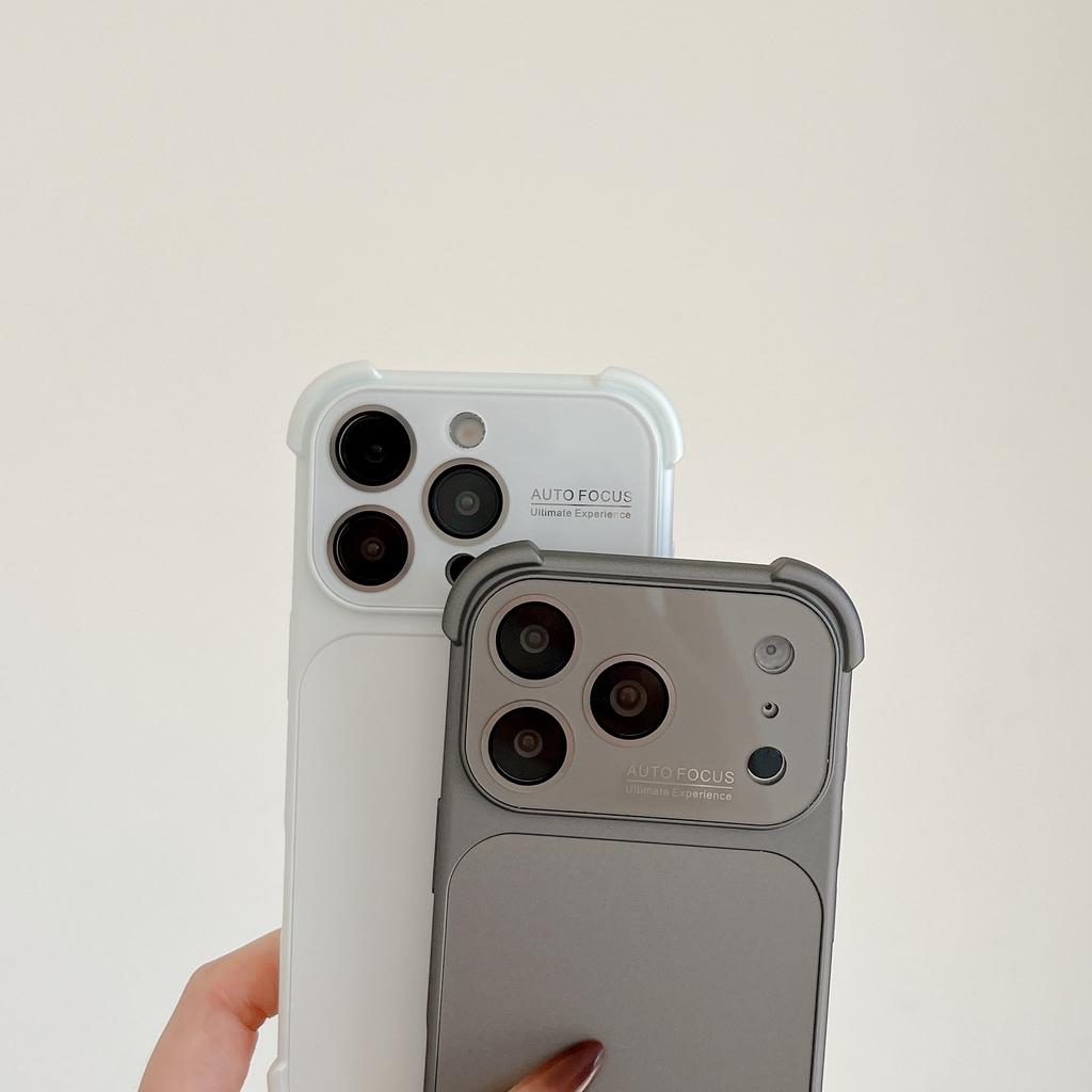 The original color of the large window lens is suitable for iPhone16Pro Max Apple 17 mobile phone case 15/14 simple and anti-drop.