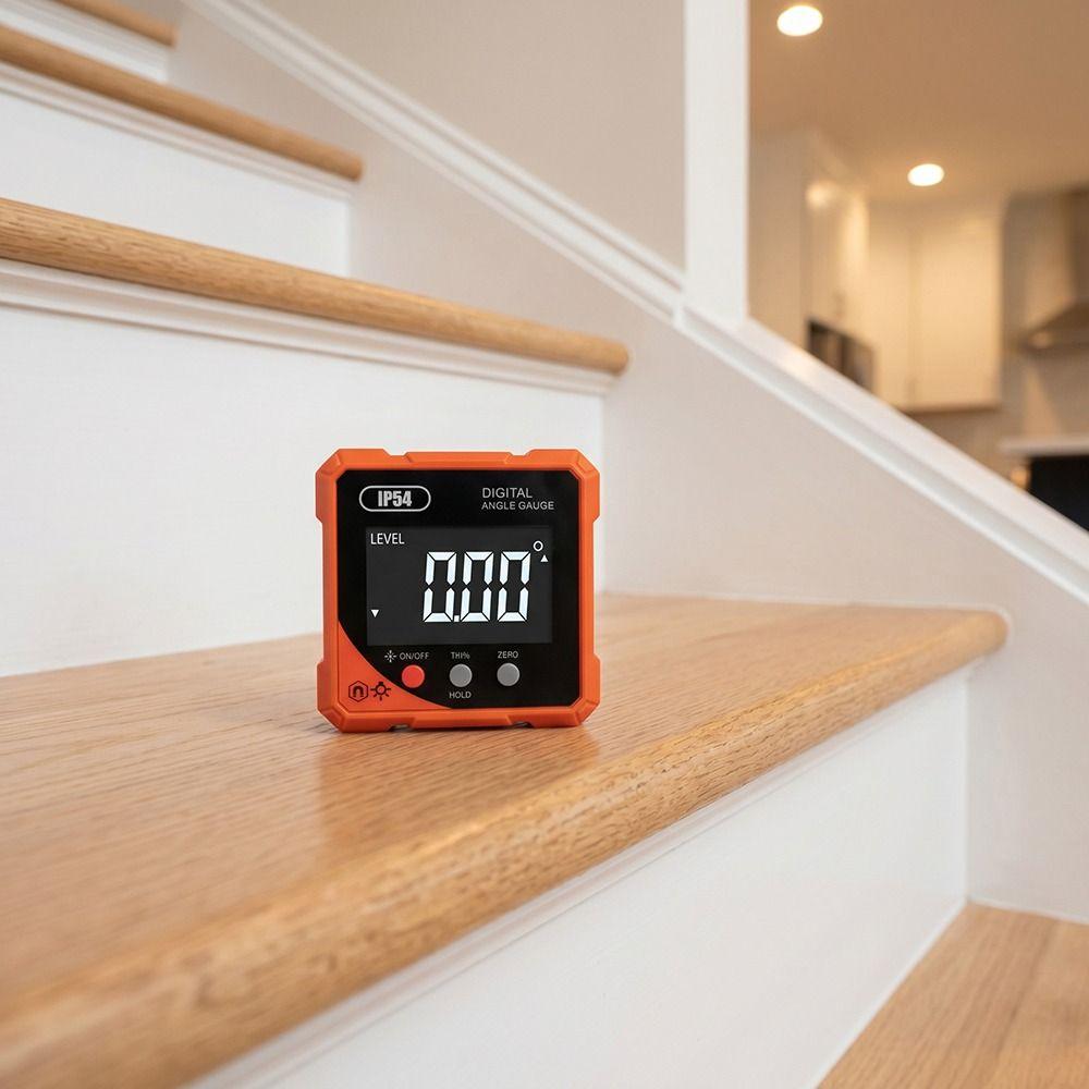 With Dual Laser Digital Angle Meter 4x90° Level Box Electronic Level Inclinometer Carpenter Tools