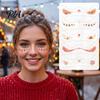 Skin Friendly Body Art Christmas Tattoo Stickers, Waterproof Temporary Face Tattoos with Tree Deer Long Lasting Stage Makeup Snowflake,