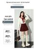 2025 College-Style Retro Pleated Wool Blend High-Waisted Midi Skirt - Slim and Visually Elongating