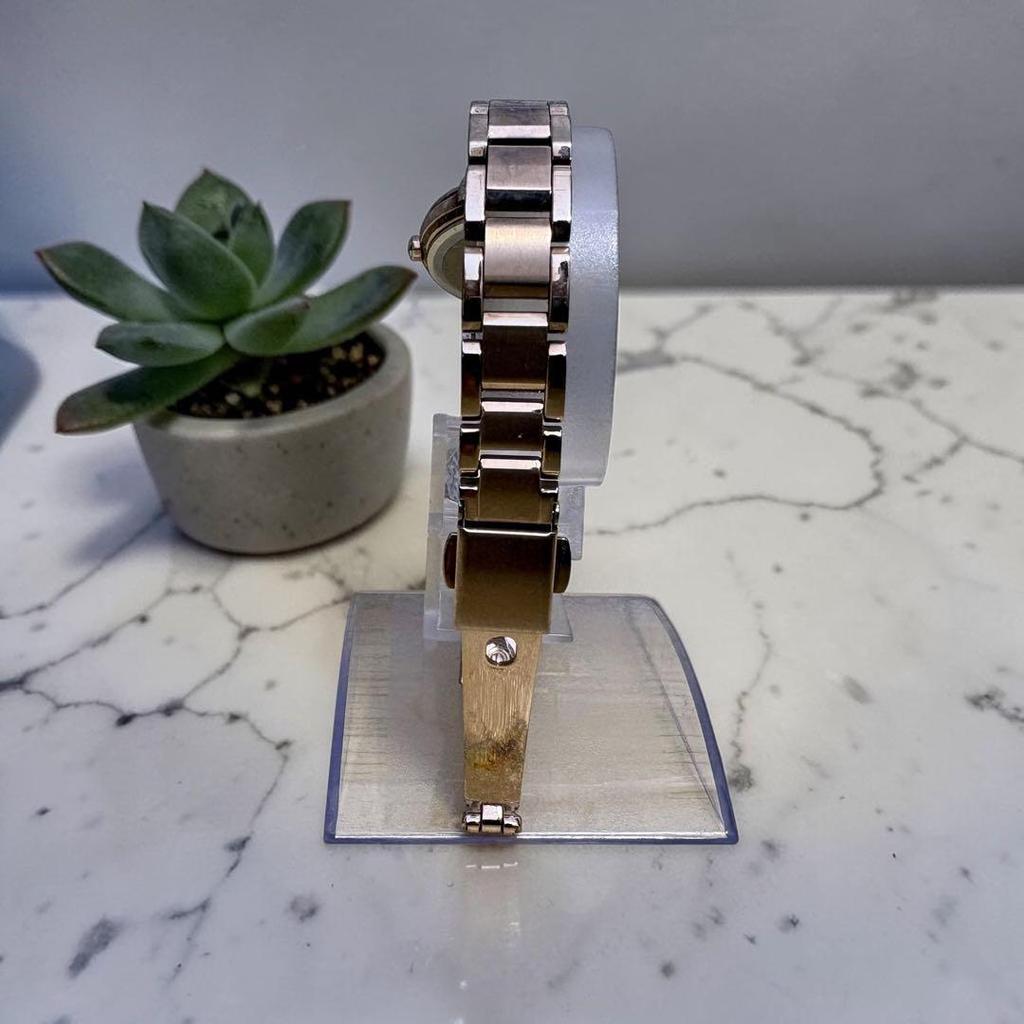 Used Working item Citizen xC Eco Drive pink gold wristwatch with box extra frames available