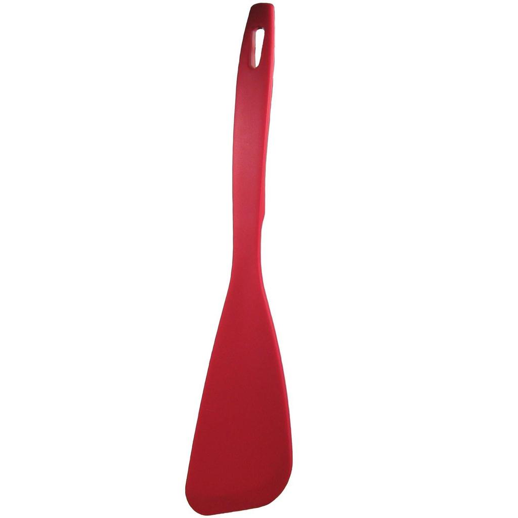 Nagao Kitchen Utensil Set and Made in Japan Tsubame-Sanjo (4 Pieces) Spatula, Ladle, Tongs, Spatula, Red,