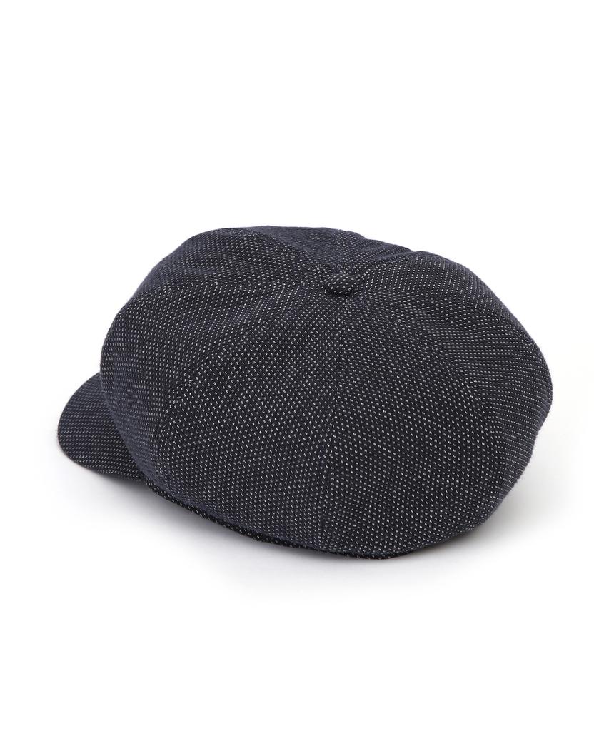 Eondeokeonteulolseutyudio Cotton Hunting Cap Castro Beret / Stitch / Navy