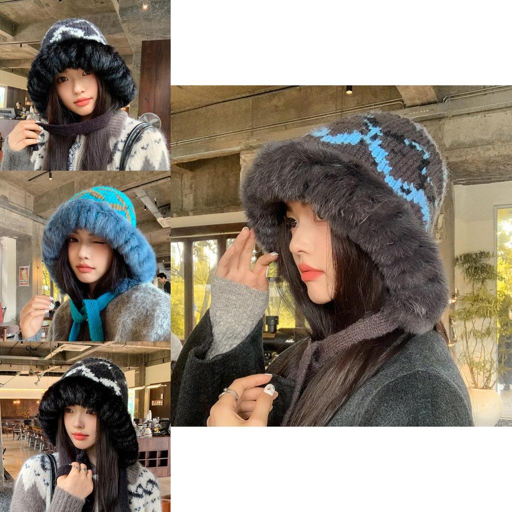 Knitted Hat Women Winter Warmth Windproof Beanie For Casual Fashion