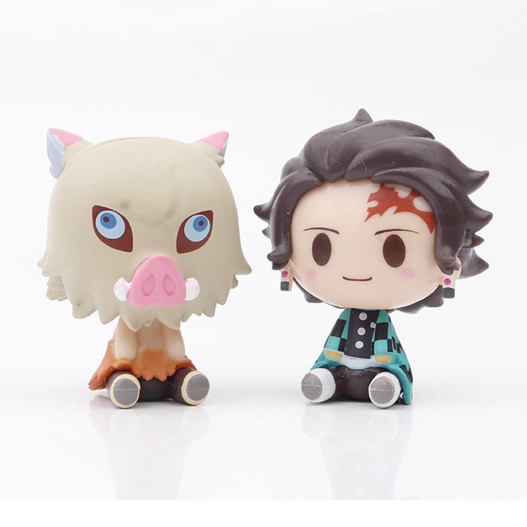 Anime Peripheral Character Figurine Models, Creative Decoration Car Figurine Models