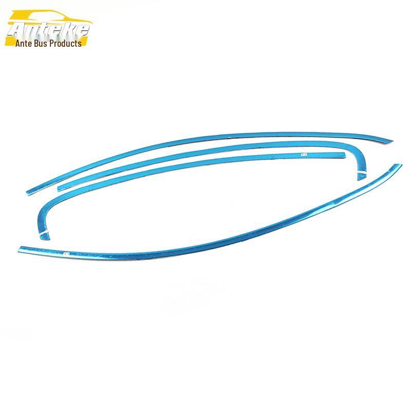 Regal Stainless Steel Window Trim: Anti-Scratch Glass Protection Strip for Car Modification