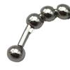 12PCS Shower Curtain Hooks Rustproof Metal Iron Double Sided Bath Curtain Hook Rings for Bathroom Bl