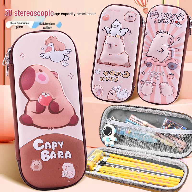 3D Multifunctional EVA Pencil Case - Large Capacity for Students
