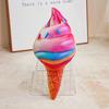 Simulation Cartoon Ice Cream Cone Pillow Plush Toy Ice Cream Doll Children's Props Ornaments Sofa Cushion