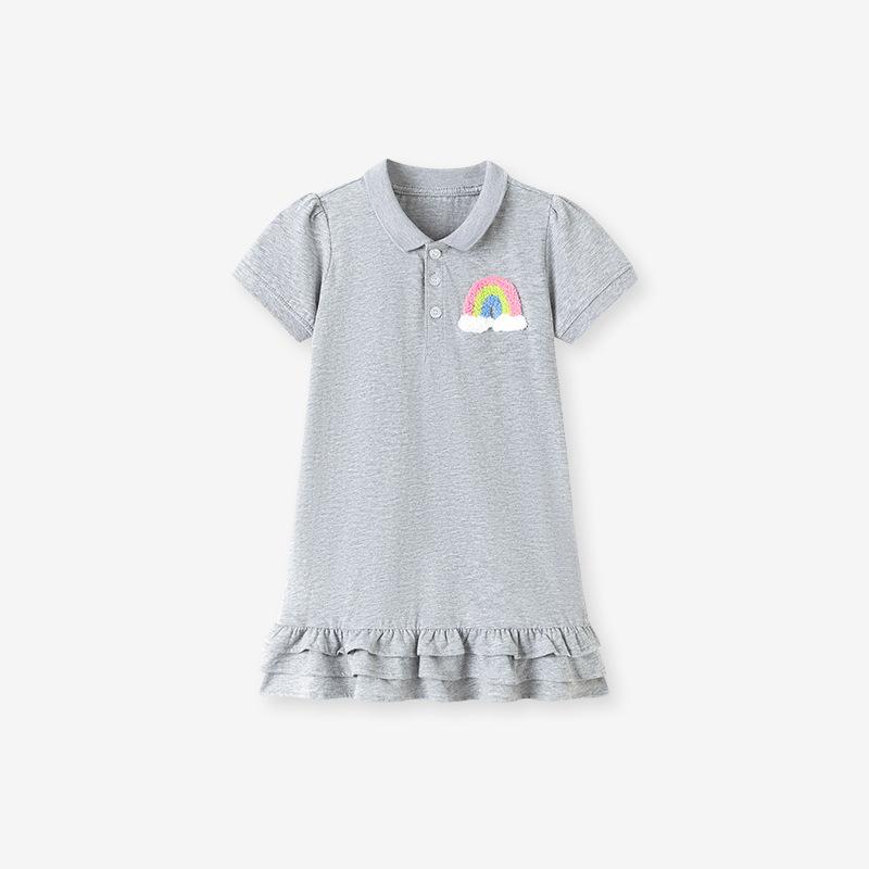 Children's Clothing, Children's Dress, Short Sleeved Children's Dress, Summer New Item, Pure Cotton Girls' Princess Dress