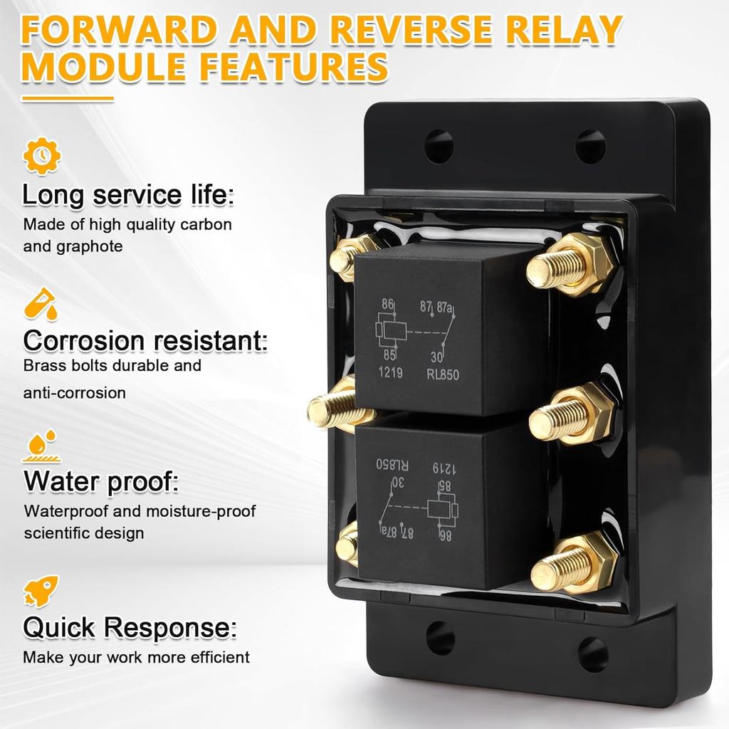 Forward and Reverse Relay Module fit for Tarp or Winch Motor Relay and Lift,Replace 5541100 24452 ATP0110