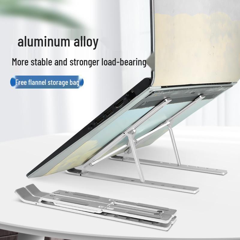

C9Pro Aluminum Foldable Laptop Stand with Wind-Cooled Heat Dissipation and Height Adjustment