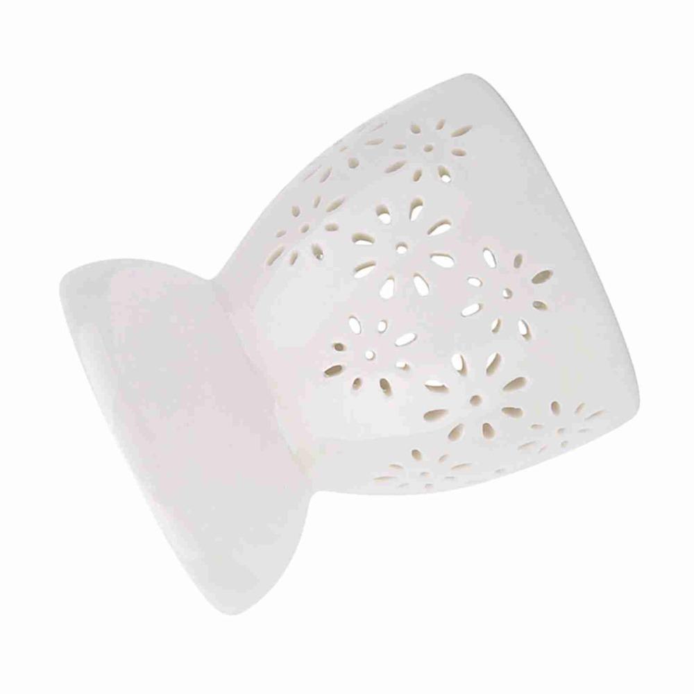 Hollow Design Fragrance Lamp White Color Aromatherapy Stove Decorative Incense Burner  Home