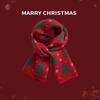 Knitted Winter Scarf for Women Soft Warm Shawl Wrap Lightweight Cozy Fashionable Holiday Patterned Accessory for Cold Weather
