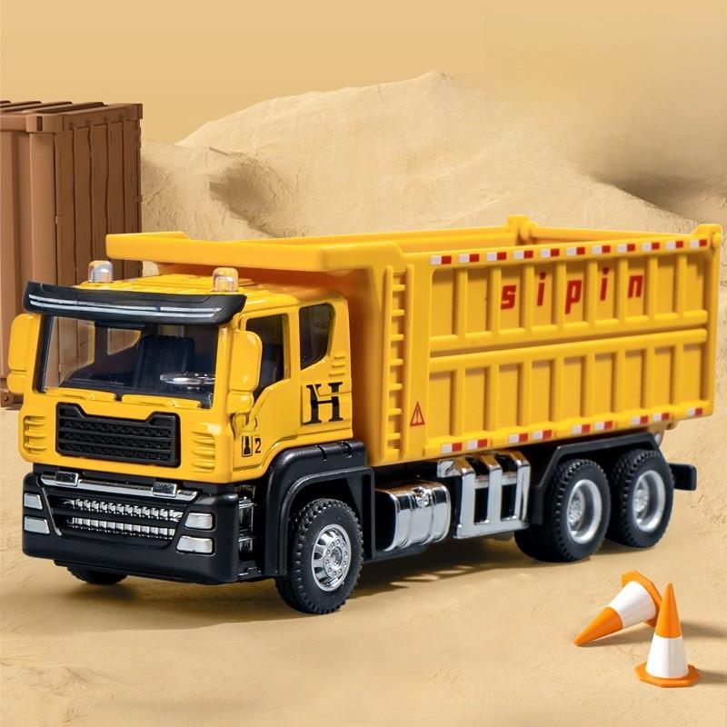 Alloy Engineering Vehicle Model With Inertia Drive For Kids Playroom Decor