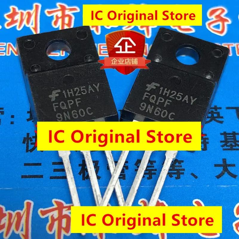 

10pcs FQPF9N60C A New Spot TO-220F 600V 9A 9N60C MOS Field Effect Tube Electronic Components FQPF9N60