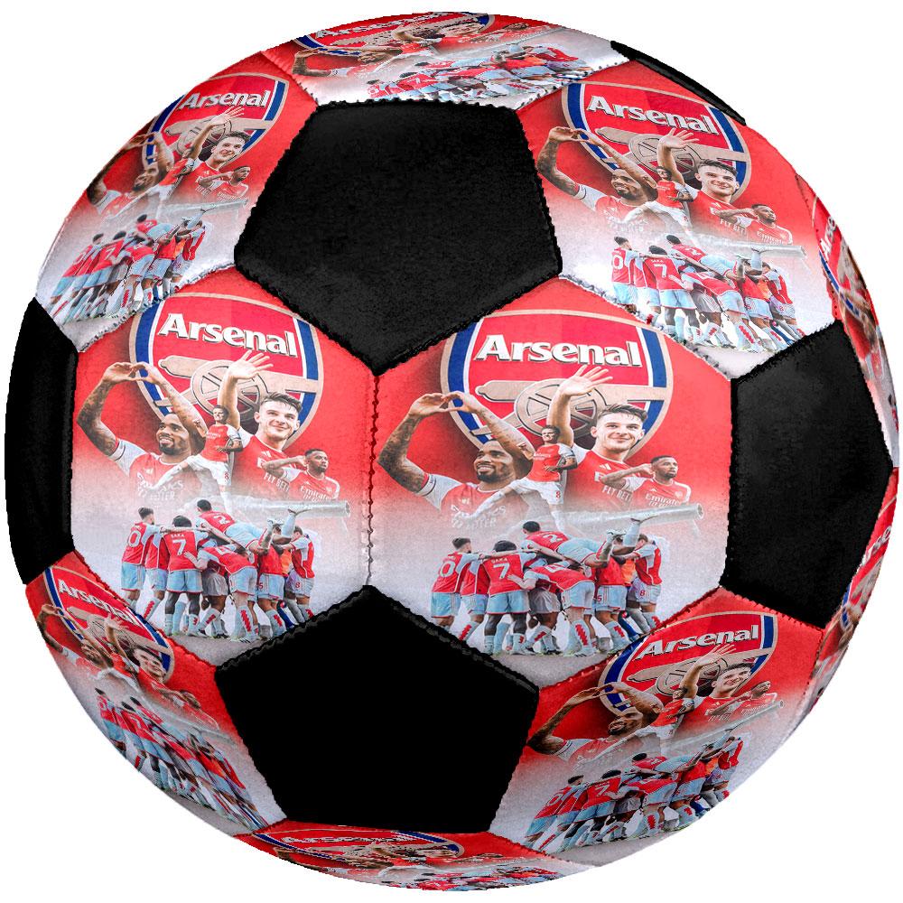 1pc Arsenal F.C Soccer Ball Size 5 Indoor Soccer Ball Fashion Colorful Backyard Game - Great For Sports Fans Gift HE6