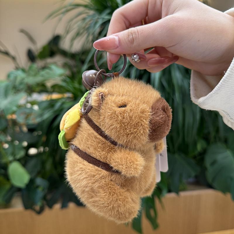 Kapibala Capybara Ugly Cute Pendant Plush Doll Pillow Pillow Student Gift Portable Cute Small Dress