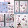 Claus Santa Christmas Window Sticker Festive Home Interior Pvc Decor Waterproof