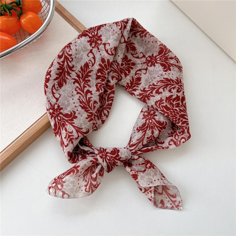 58*58cm Hair Scarf Square Scarf Hairscarf Headscarf Handkerchief Bandanas Turban Shawl Wrap Headband Hairband