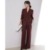 Xinfeiyu Women's Waist-Cinching Business Suit Set