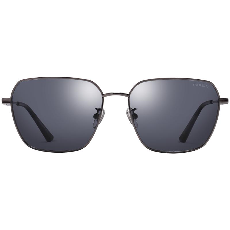PARZIN PZ8267 Men s Polarized Polygonal Square Sunglasses