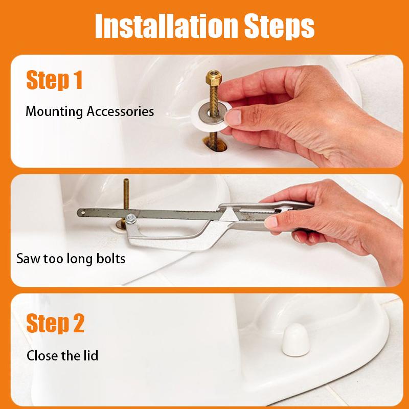 1Set Universal Plastic Toilet Bolt Covers Toilet Bowl Push-On Bolt Screw Caps Toilet Decoration For Home Bathroom Accessories