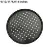 Non Stick Perforated Pizza Pan Set 9/10/11/12/14 Inch Cooking Plate  Crispy & Bubbly