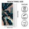 Double-sided Velvet Beach Towel, Microfiber Towel, Absorbent Bath Towel, Quick-drying Sunscreen Shawl