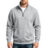 Men's Casual Half Zip Sweatshirt with Stand Collar for Everyday Wear