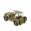 Blech-Truppentransportwagen-Ornament Handgefertigt Vintage 4x4 Modell Retro-Skulptur für