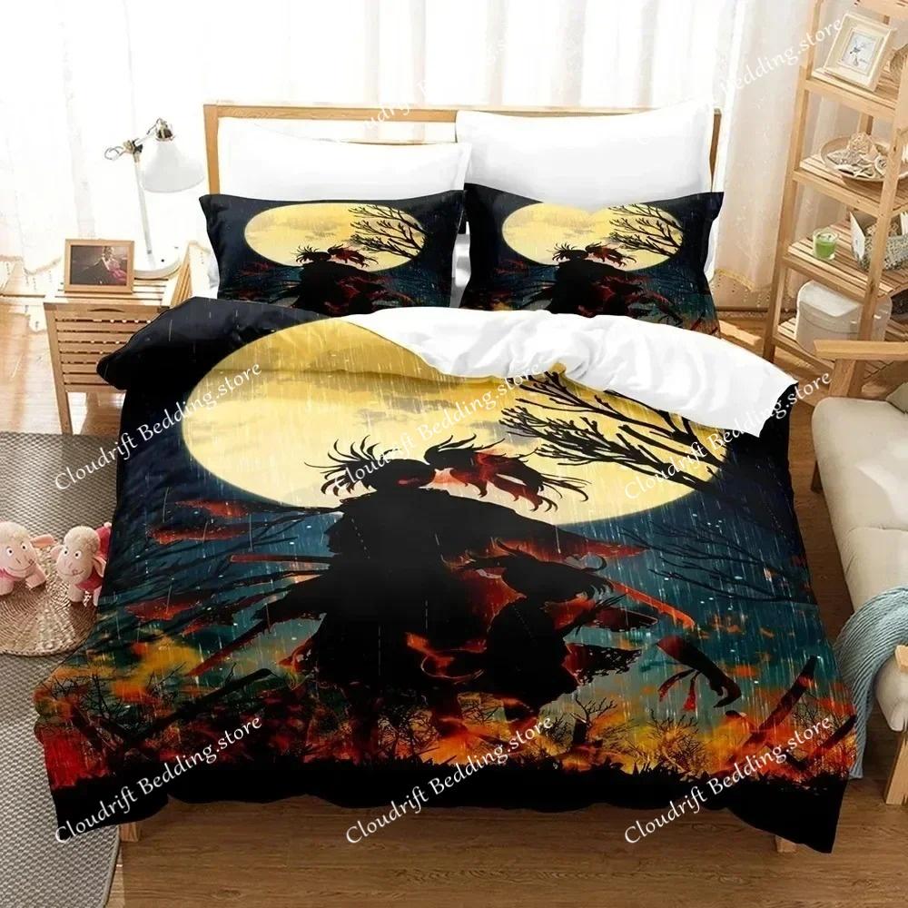 Anime Dororo Bedding Set Twin Full Queen King Size with Pillowcases Bedroom Decor 3D Printed Polyester Duvet Cover