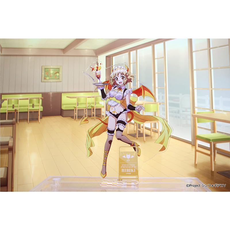 Seasonal Plants Senki Zessho Symphogear XV Original Acrylic Stand Little Devil Waitress 160mm X 130mm Acrylic [Hibiki Tachibana] Approx.
