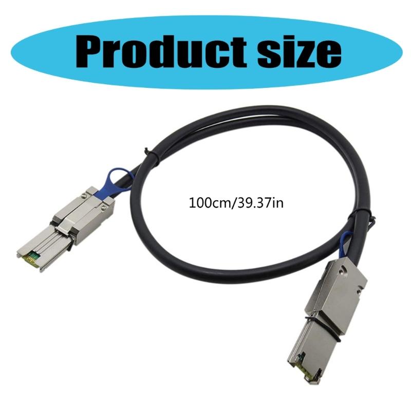 Mini 26Pin Hybrids Cable SFF-8088 To SFF-8088 Cable Easy Installation 1m 6Gbps SAS2.0 Cable for Raids Systems