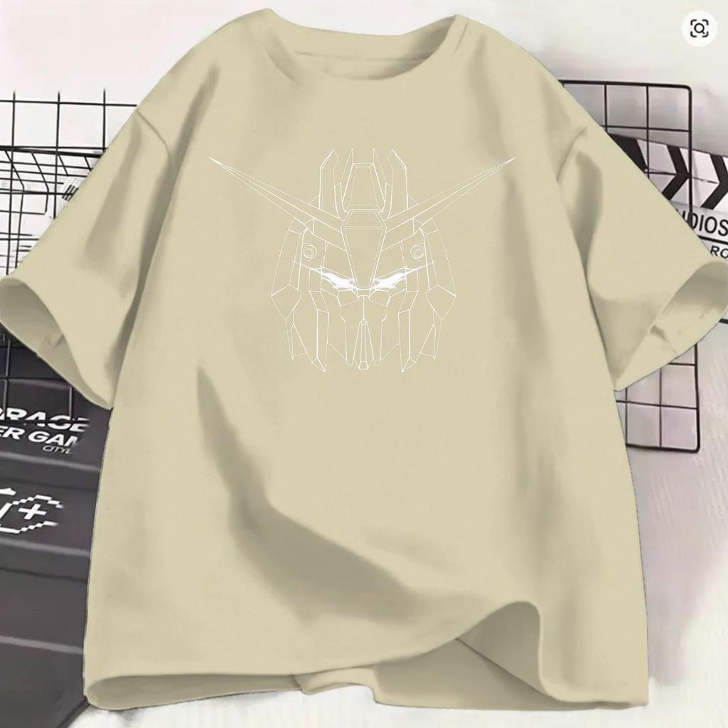 Gundam T Shirt Summer Trending TShirts Male Cotton Comfortable Oversize Clothes ShortSleeve Y2k Funny Tshirt