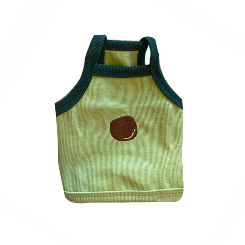 

Майка для собак, комплект одежды для домашних животных, дизайнерская одежда для маленьких собак, роскошные летние товары для собак, одежда для домашних животных S зелёный