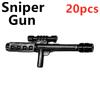 Militare WW2 Arma Pistole Soldato MOC 57899 58247 SWAT Città Playmobil Mini Action Figure Parti Esercito Blocchi da Costruzione Mattoncini Giocattoli