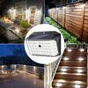1/2/4Pcs 176 LED Solar Outdoor Wall Lights Waterproof Motion Sensor Solar Powered Sunlight Street Light for Garden Decoration